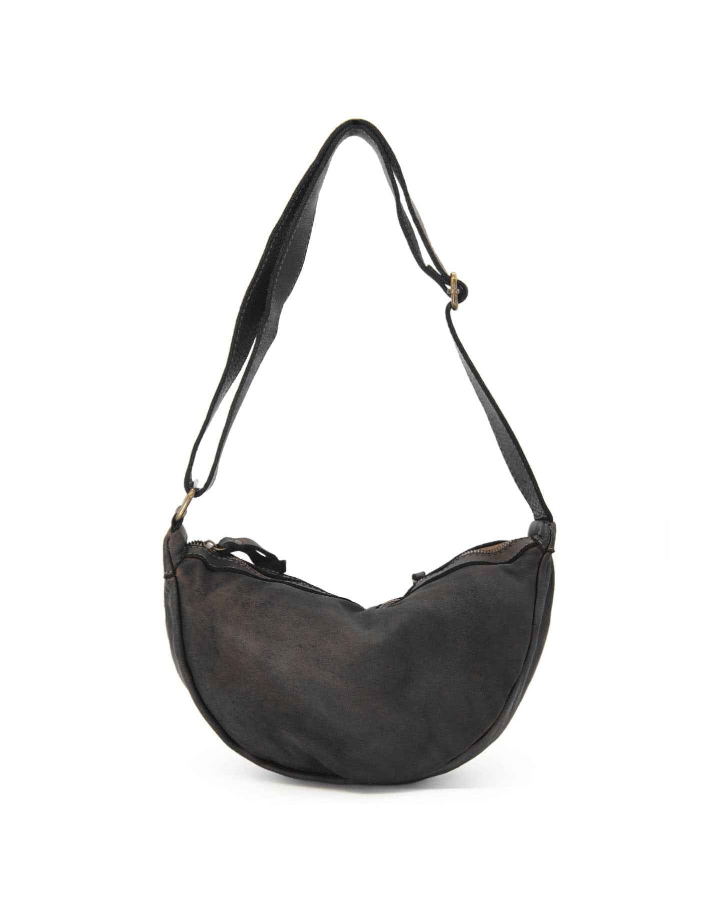 BZNA Bag Salma Schwarz Italy Designer Umhängetasche Fanny Bag Schultertasche Tasche Leder Neu