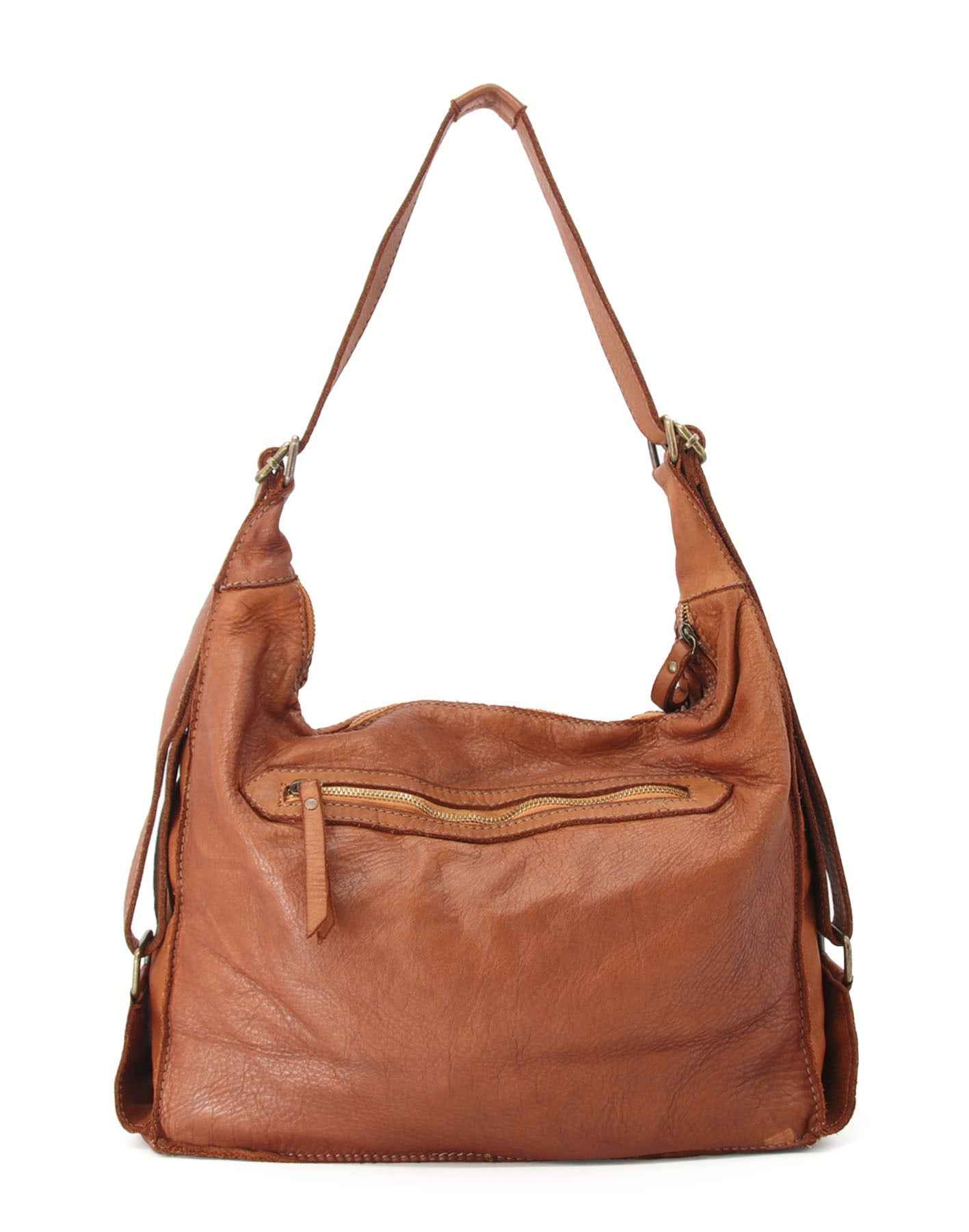 BZNA Bag Lory Grün Backpacker Designer Rucksack Damenhandtasche Schultertasche