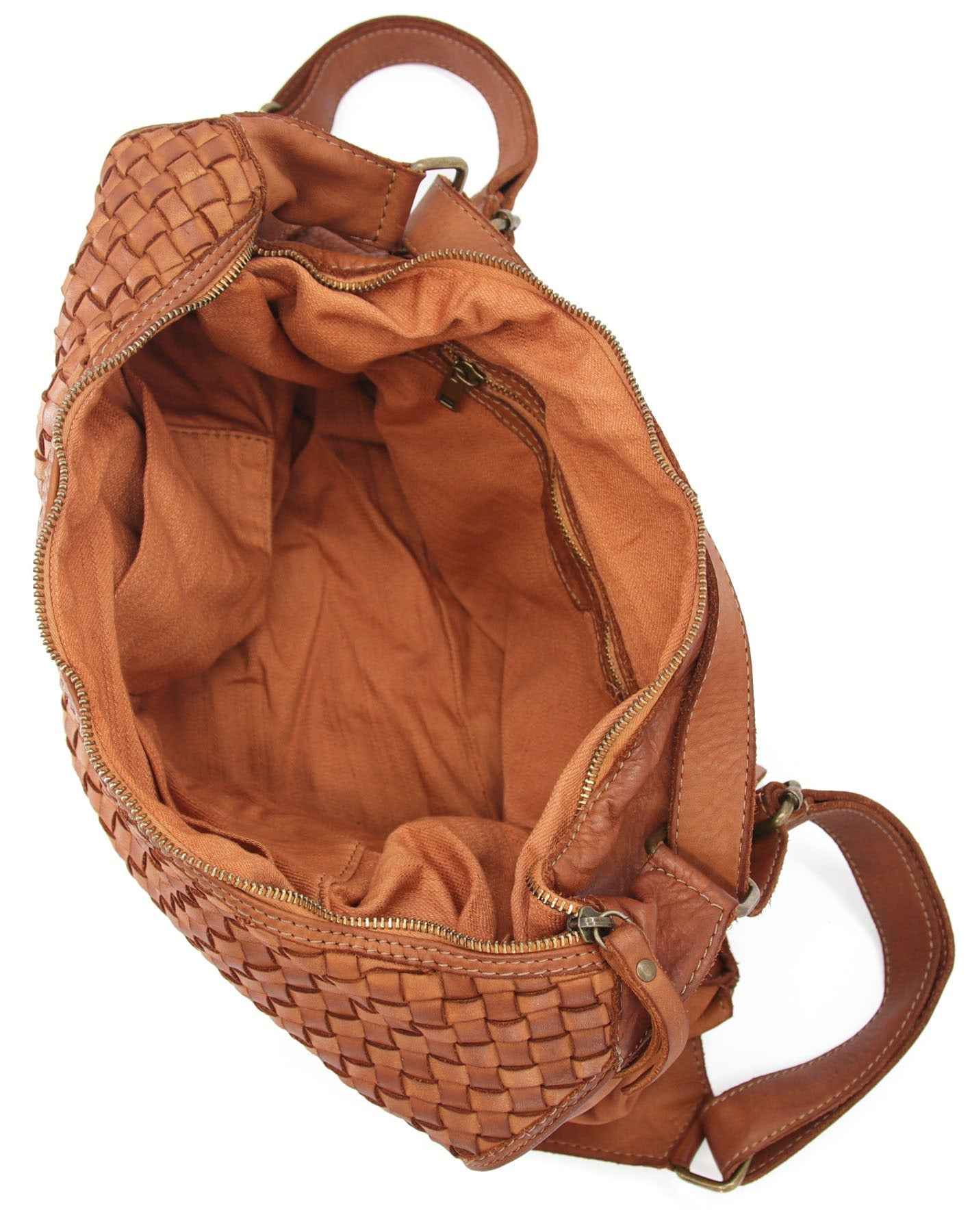 BZNA Bag Lory Black Backpacker Designer Rucksack Damenhandtasche Schultertasche