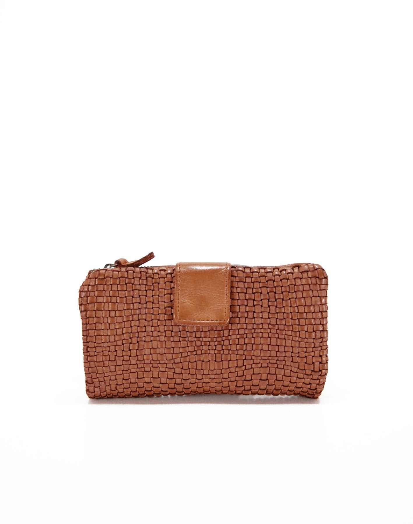 BZNA Berlin Karla cognac Wallet Leather Leder Portemonnaie Geldbörse Clutch