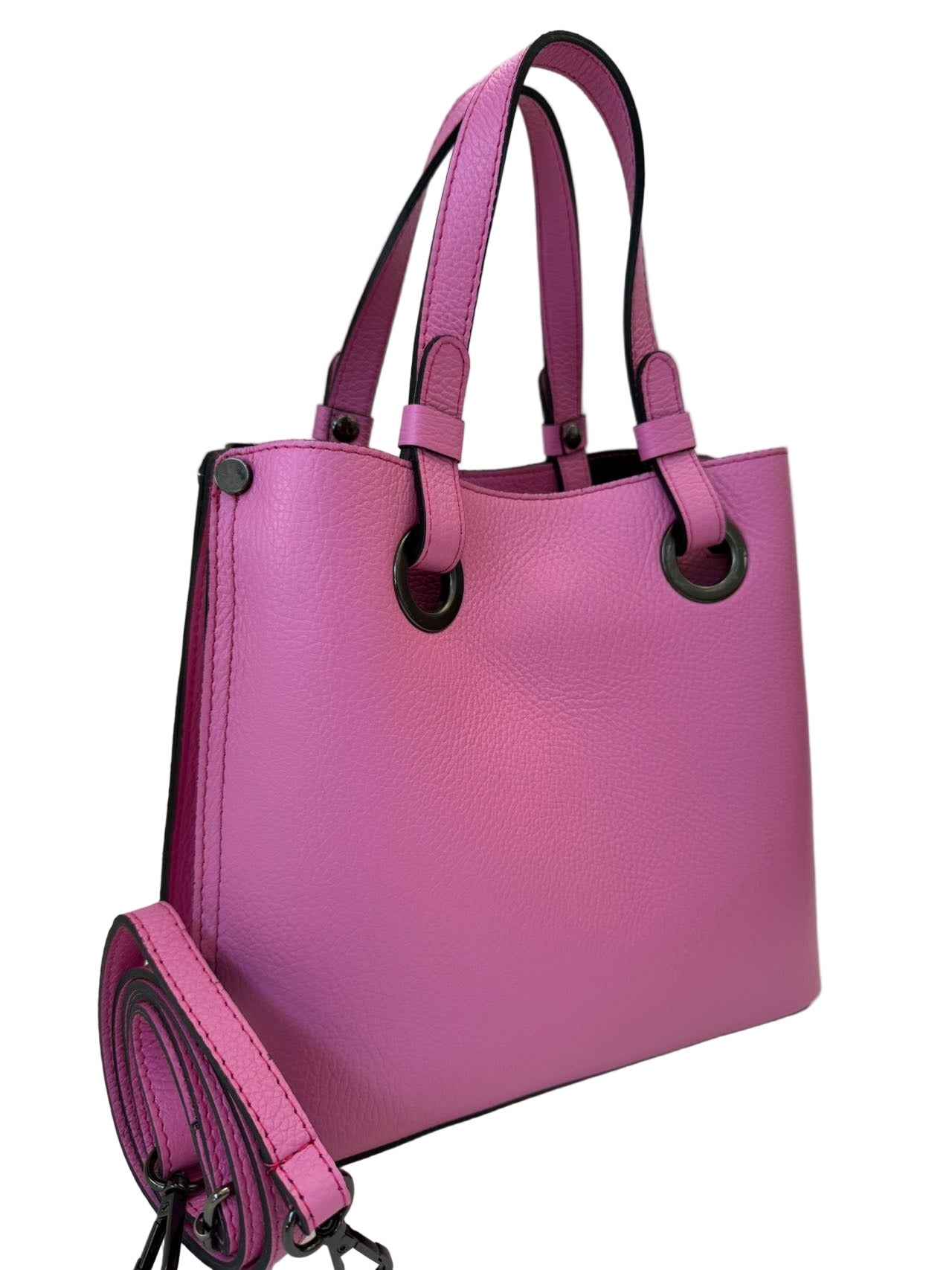 BZNA Bag Hana Pink Leder Italy Damen Handtasche Schultertasche Tasche