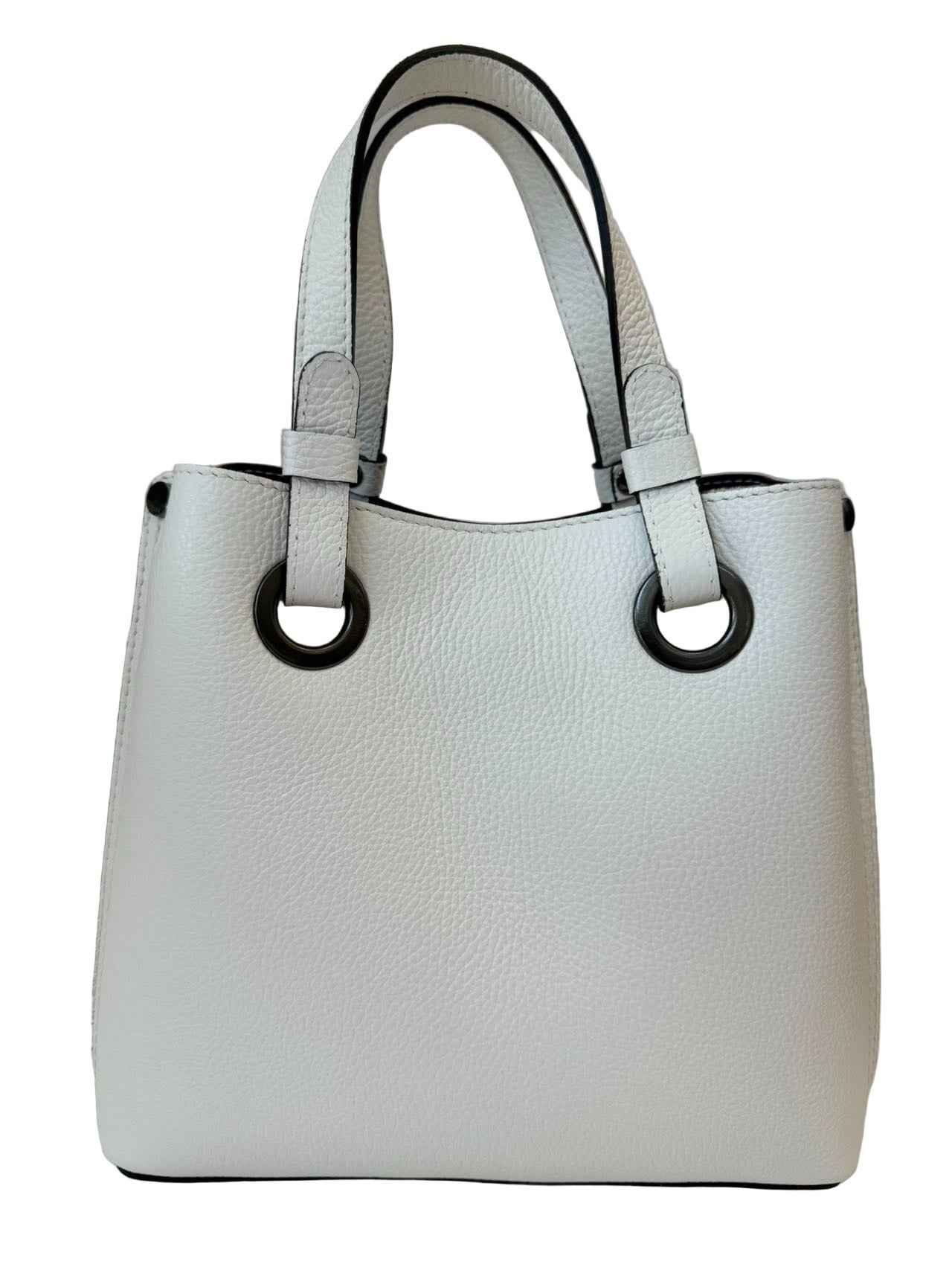 BZNA Bag Hana Weiß Leder Italy Damen Handtasche Schultertasche Tasche