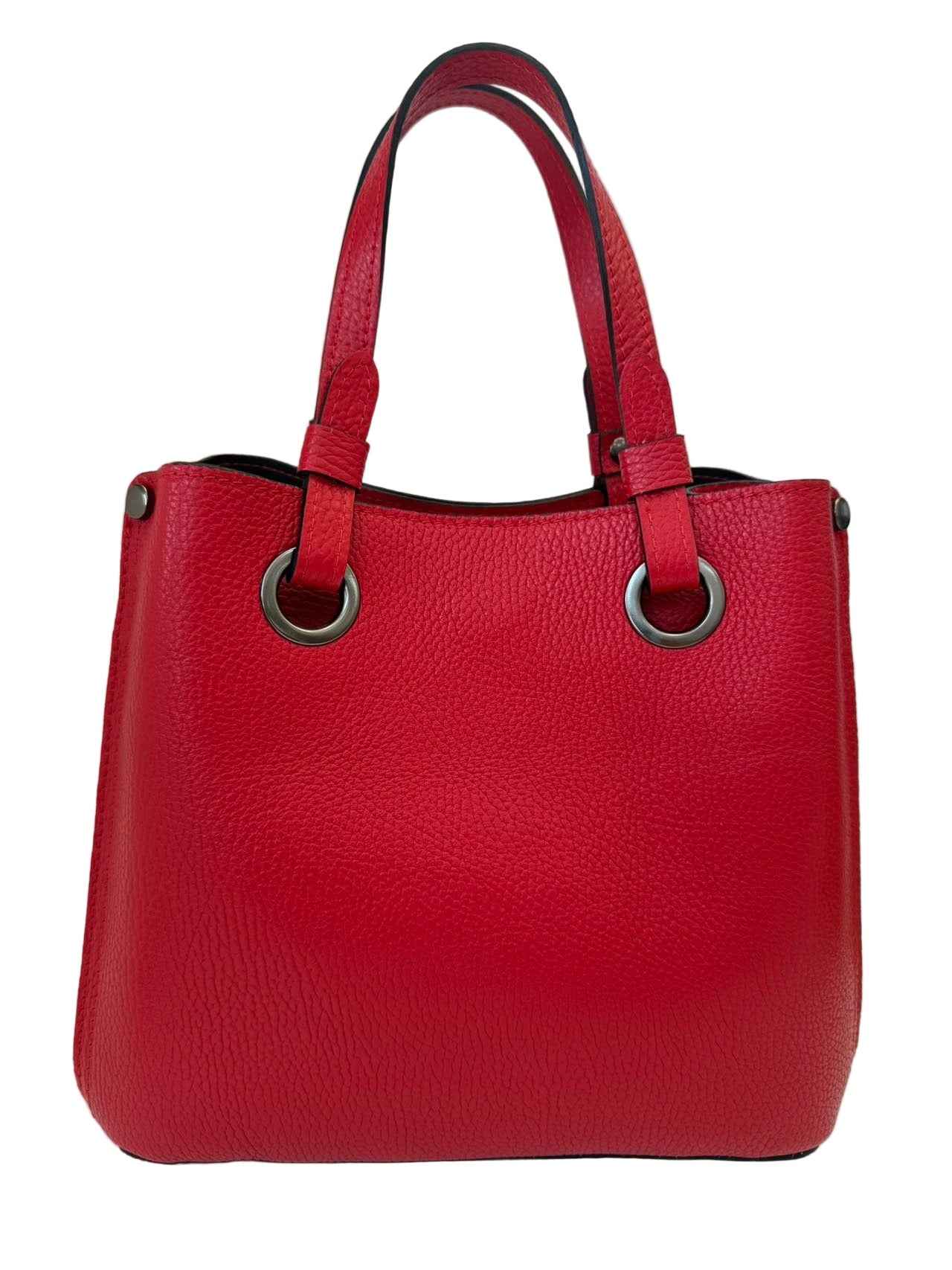 BZNA Bag Hana Rosso Leder Italy Damen Handtasche Schultertasche Tasche