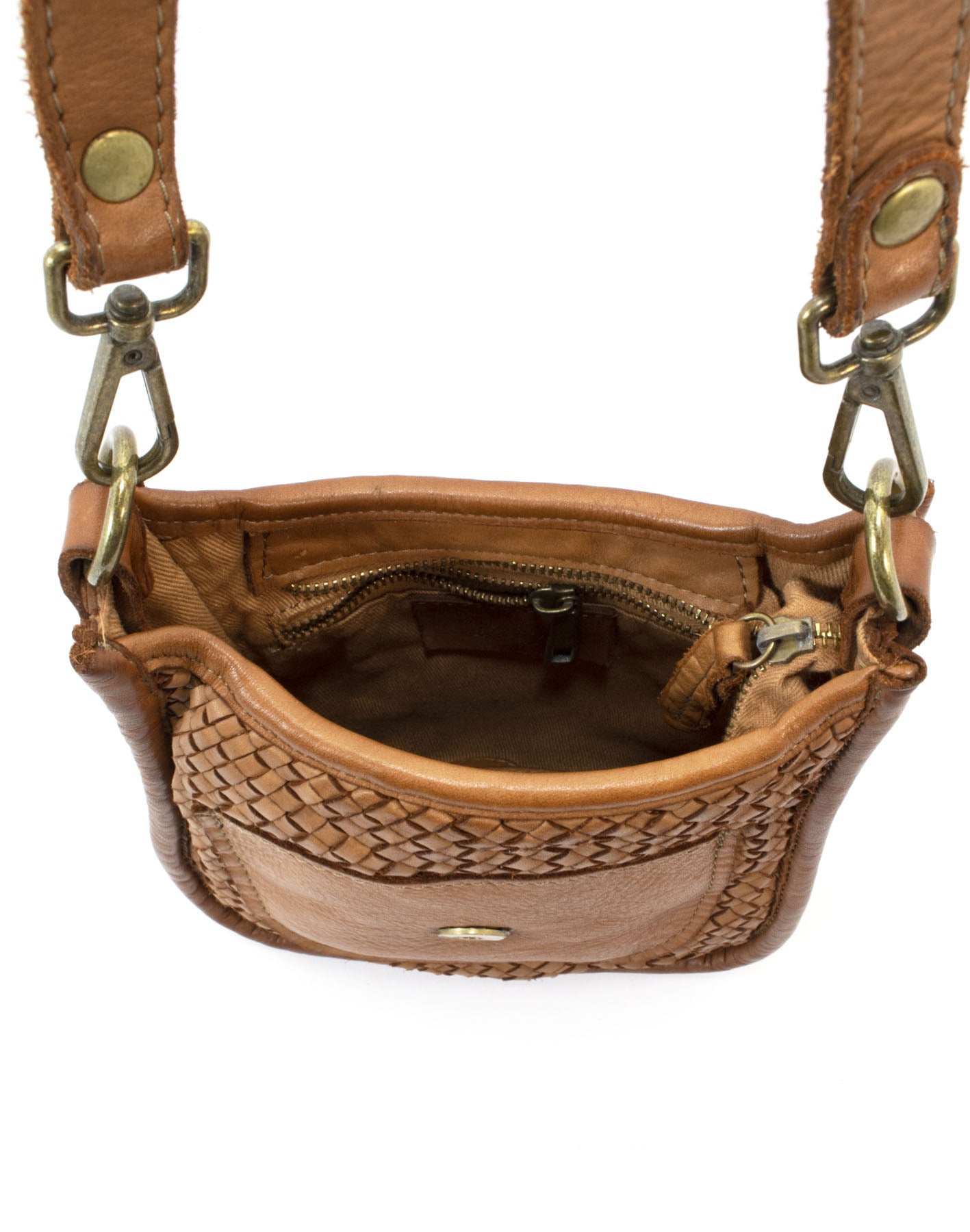 BZNA Bag Krista  Cognac  Italy Designer Beutel Umhängetasche Damen Handtasche