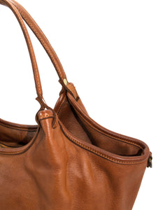 BZNA Bag Leandra Taupe Italy Damen Shopper Handtasche Schultertasche Tasche Leder - B Z N A