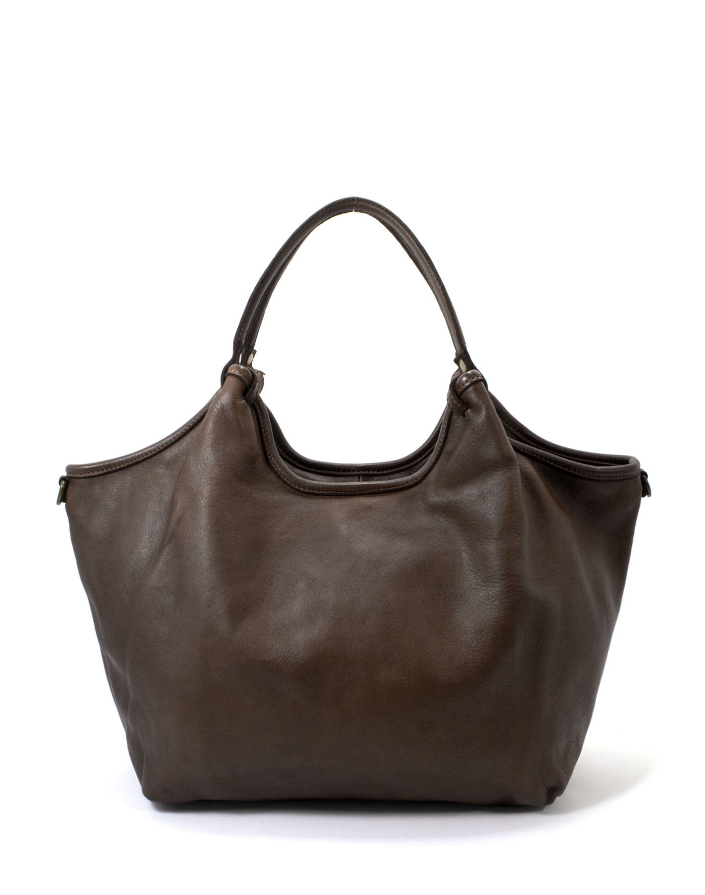 BZNA Bag Leandra Braun Italy Damen Shopper Handtasche Schultertasche Tasche Leder - B Z N A