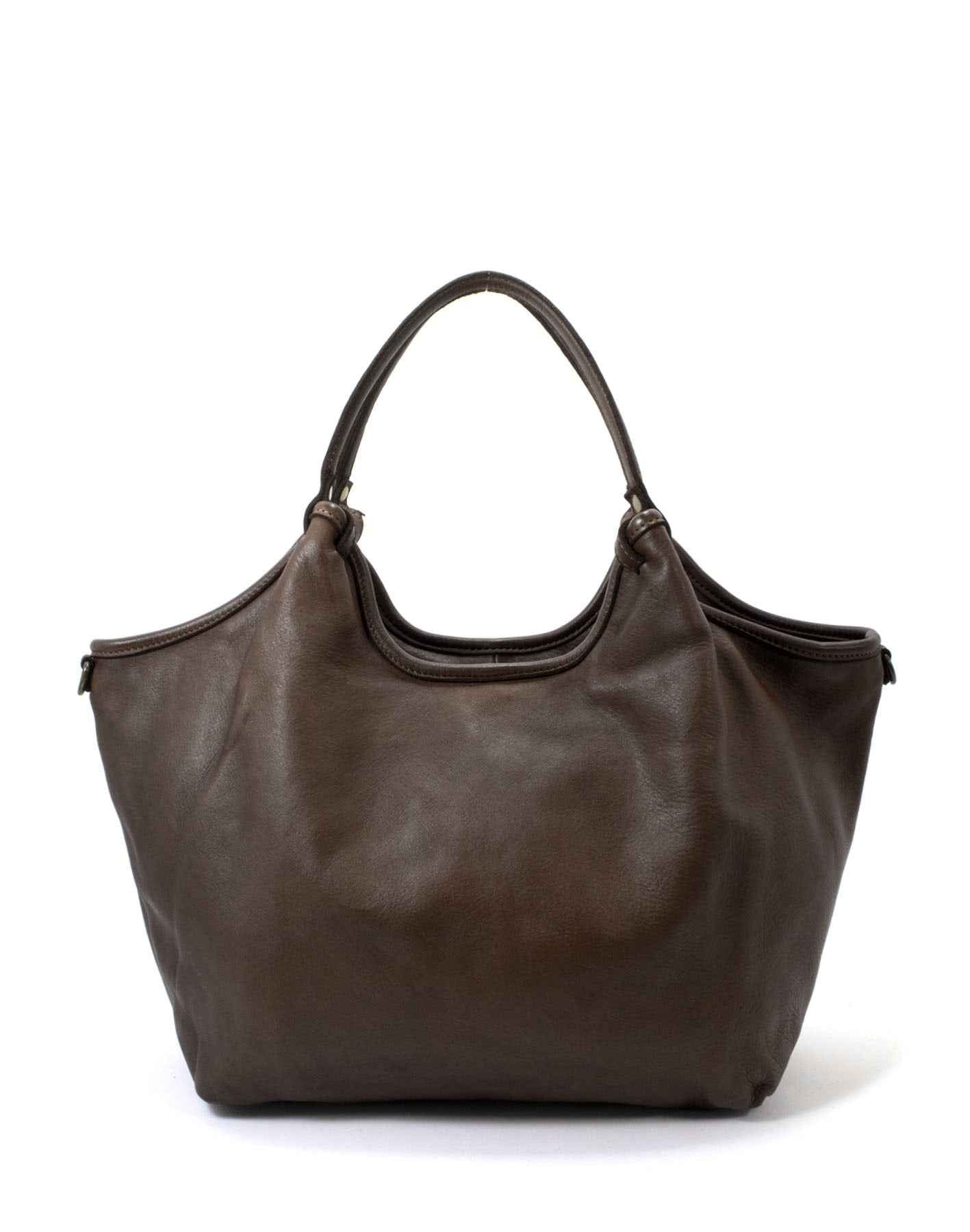 BZNA Bag Leandra Braun Italy Damen Shopper Handtasche Schultertasche Tasche Leder