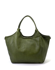 BZNA Bag Leandra Grün Italy Damen Shopper Handtasche Schultertasche Tasche Leder - B Z N A