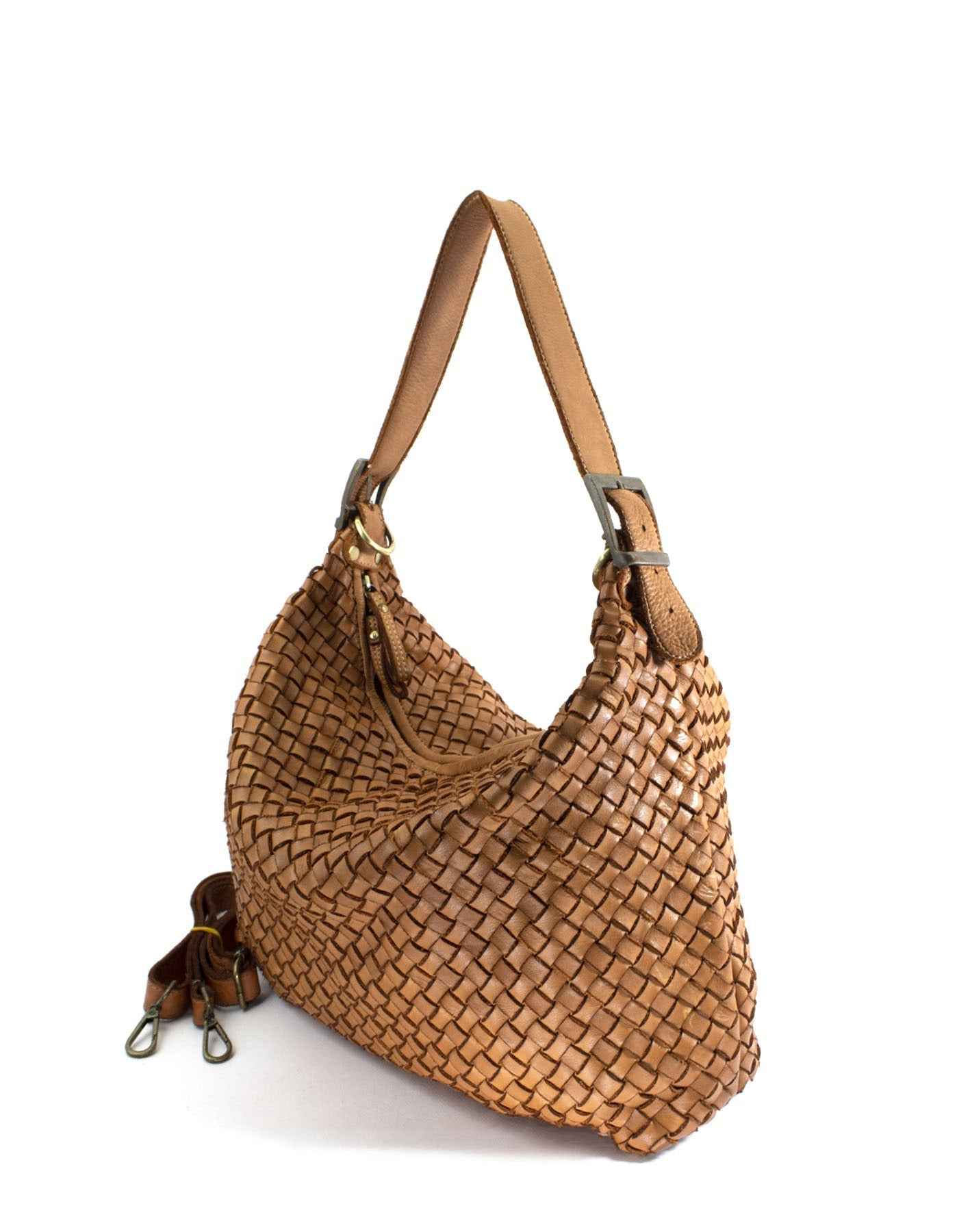 BZNA Bag Amira Cognac Italy Designer Damen Handtasche Schultertasche Tasche