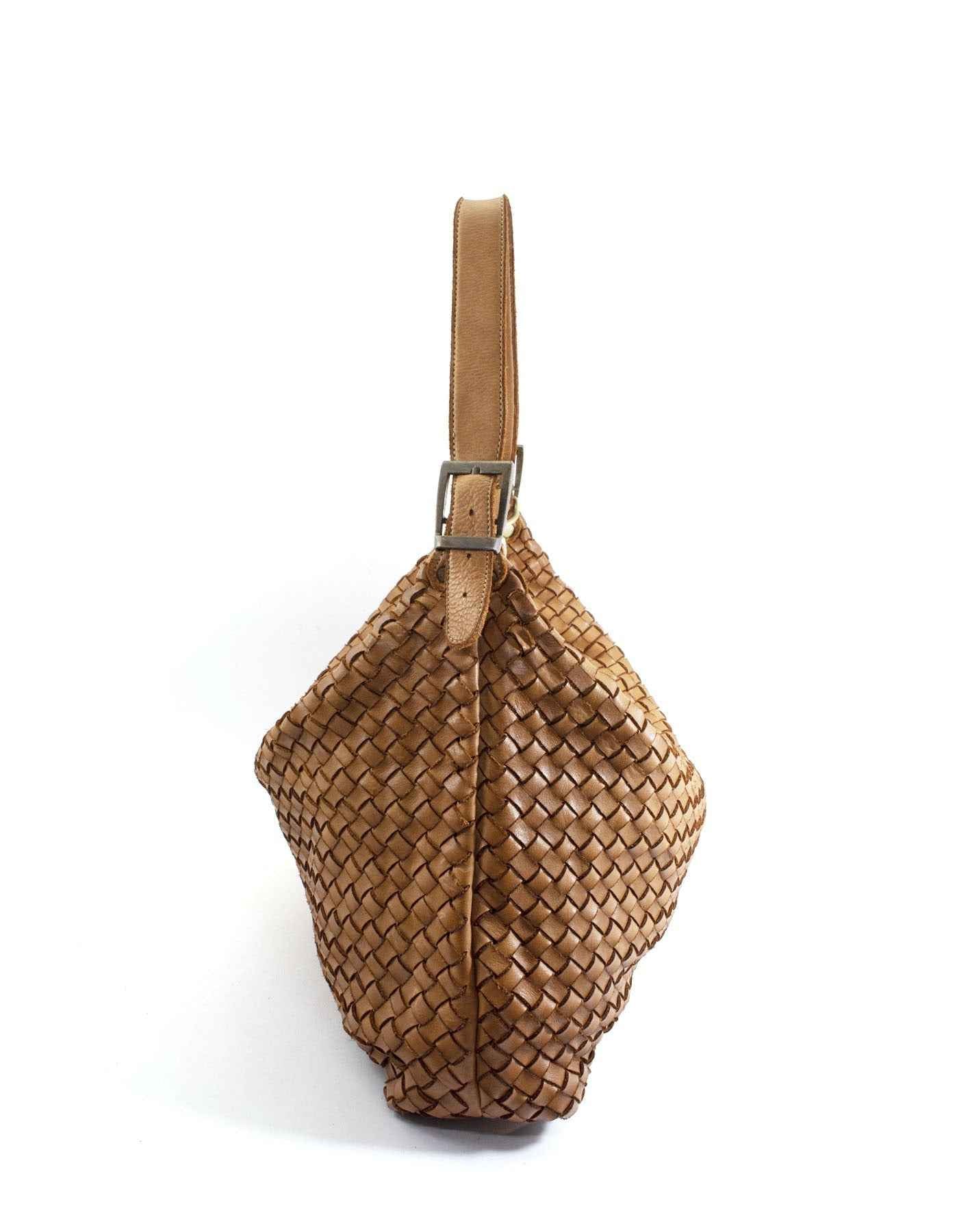 BZNA Bag Amira Braun Italy Designer Damen Handtasche Schultertasche Tasche