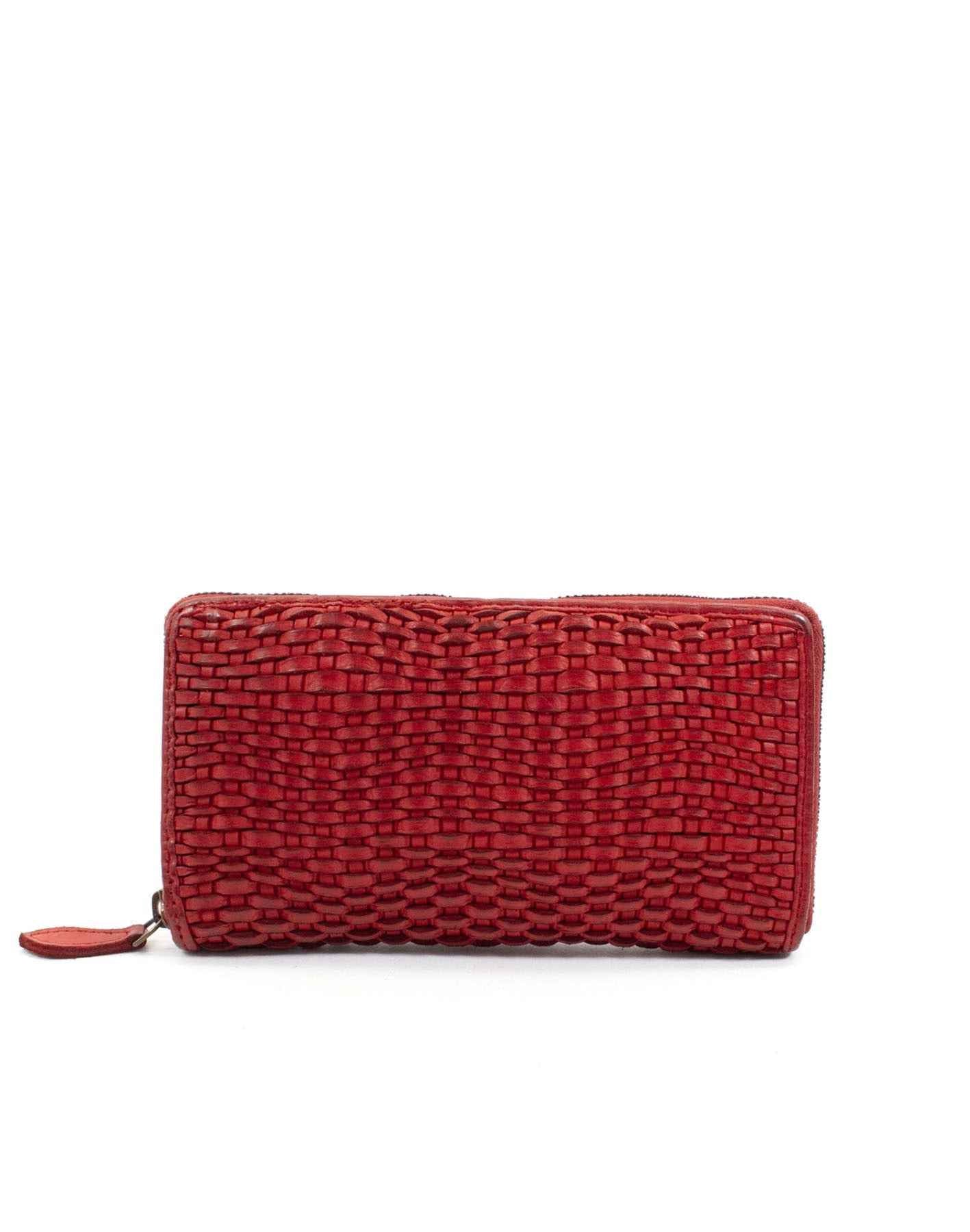 BZNA Berlin Alba Rot Wallet Leather Leder Portemonnaie Geldbörse Clutch