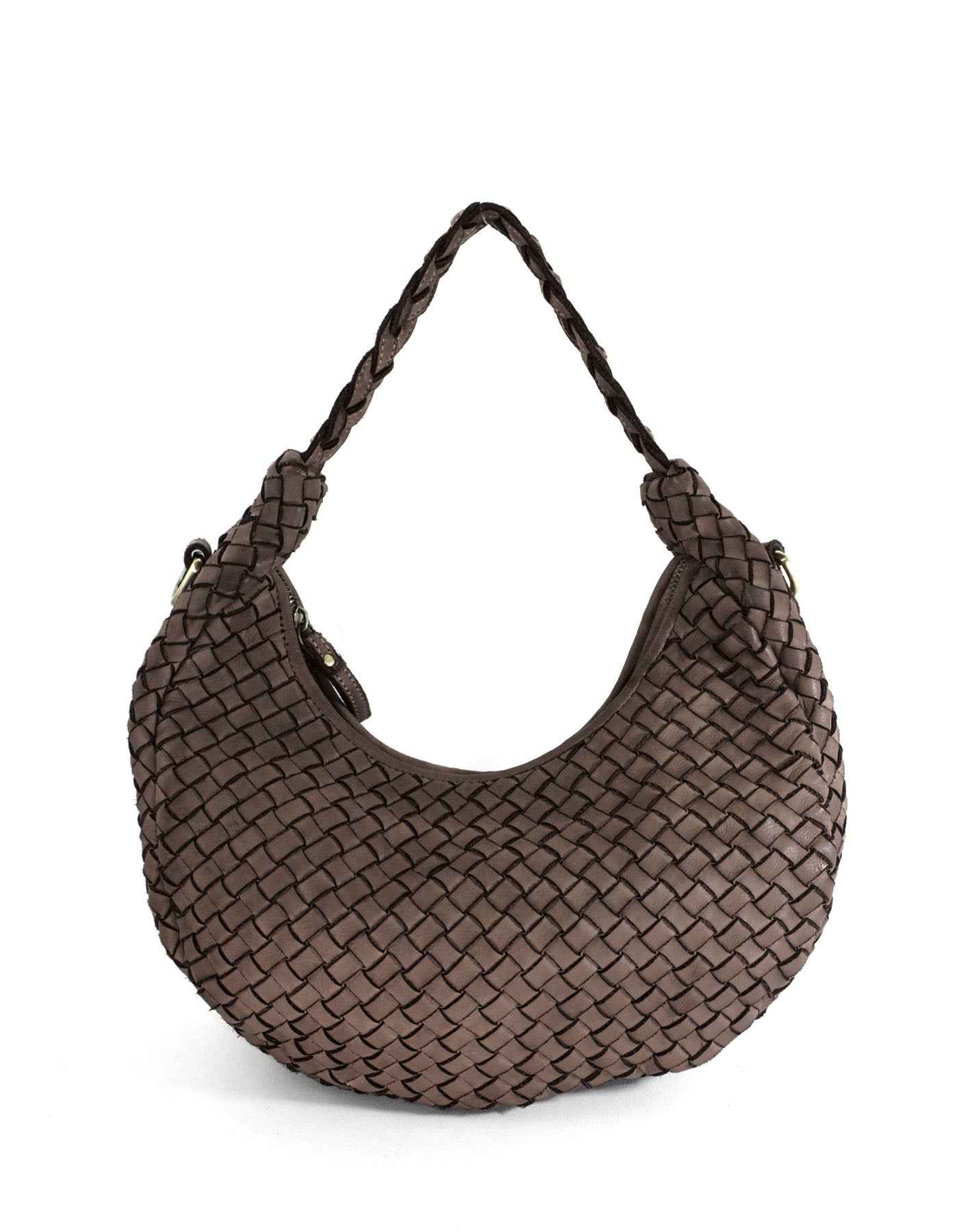 BZNA Bag Buffy Braun Italy Designer Business Handtasche Schultertasche Tasche Leder