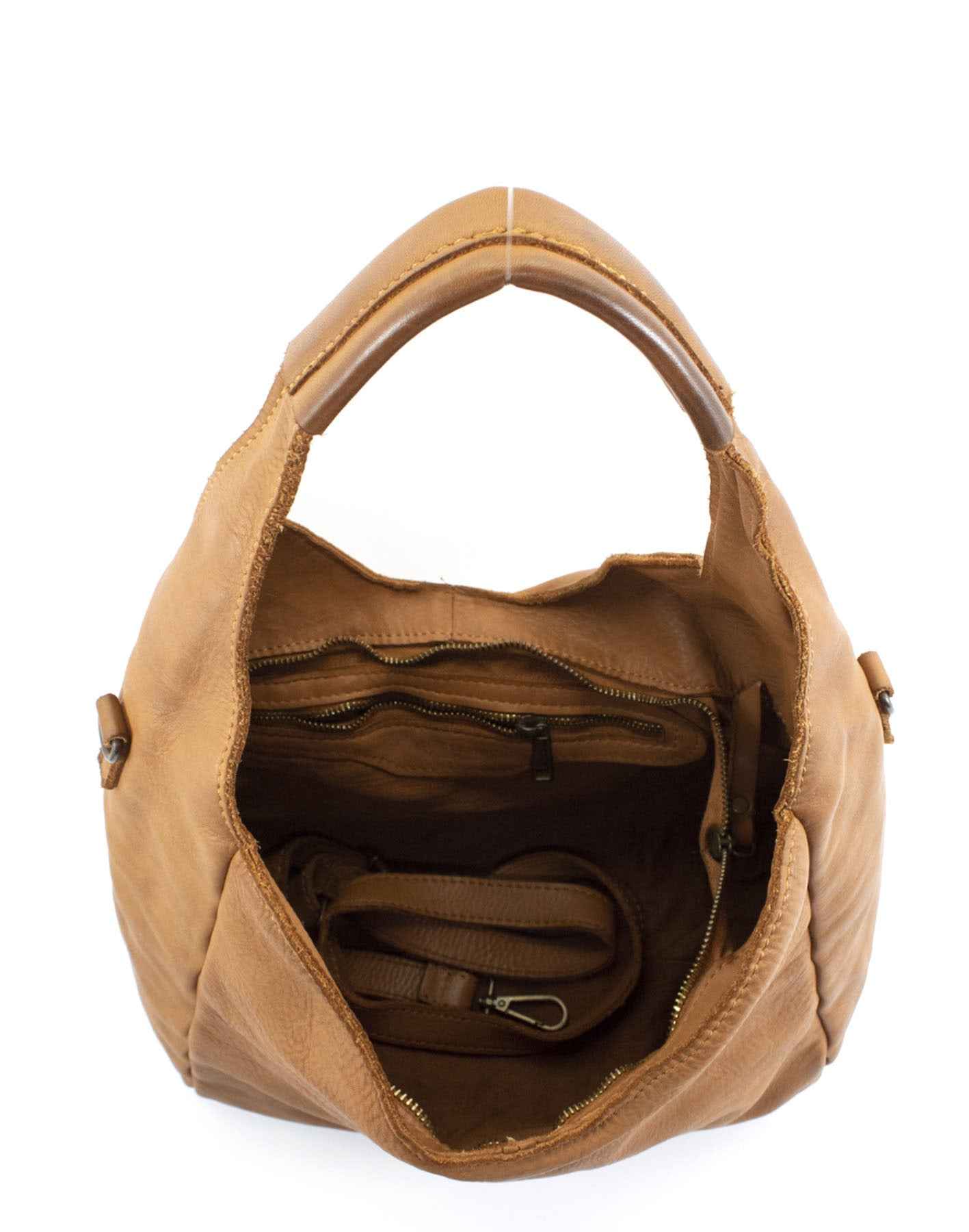 BZNA Bag Dahlia Schwarz Italy Designer Damen Handtasche Schultertasche Tasche