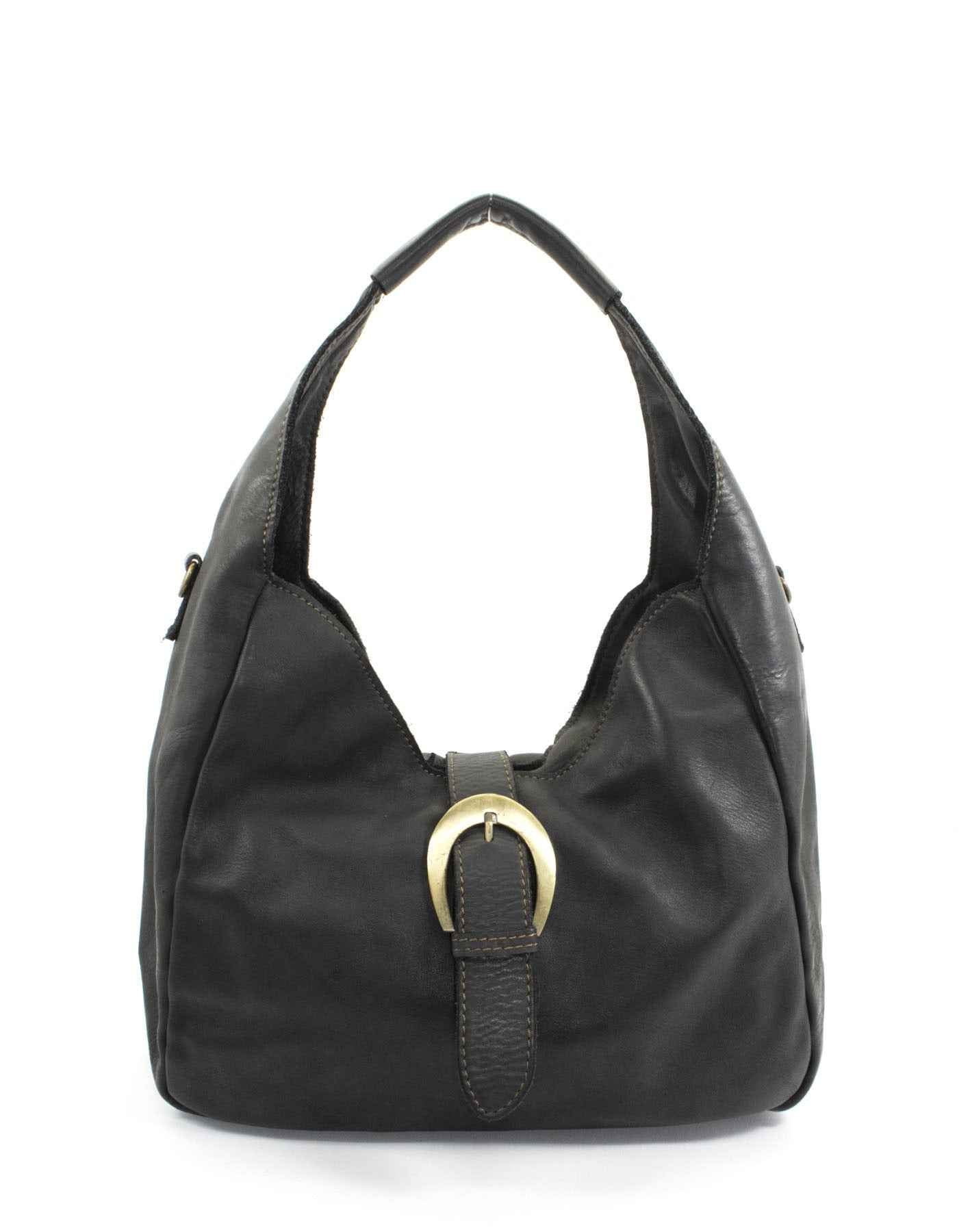 BZNA Bag Dahlia Schwarz Italy Designer Damen Handtasche Schultertasche Tasche