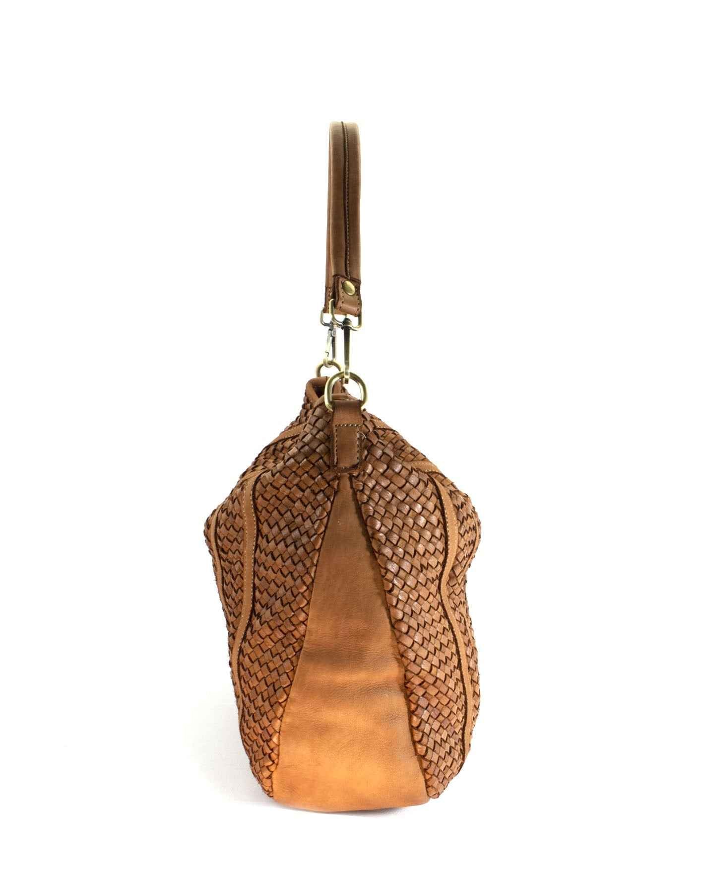 BZNA Bag Nadja Cognac Italy Designer Umhängetasche Schultertasche Tasche Leder