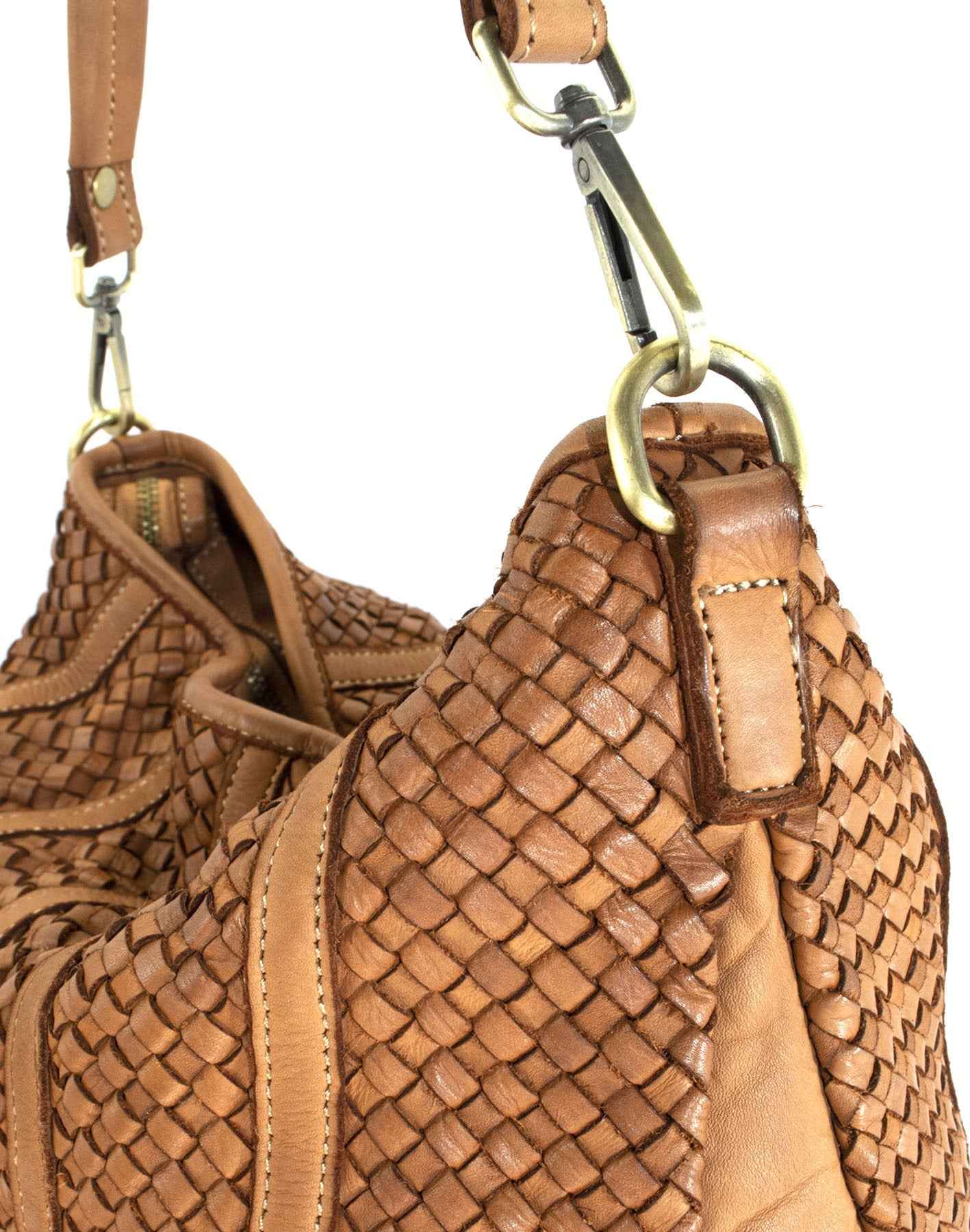 BZNA Bag Nadja Grün Italy Designer Umhängetasche Schultertasche Tasche Leder