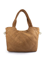 Lade das Bild in den Galerie-Viewer, BZNA Bag Yasmin Cognac Italy Damen Shopper Handtasche Schultertasche Tasche Leder - B Z N A
