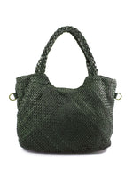 Lade das Bild in den Galerie-Viewer, BZNA Bag Yasmin Grün Italy Damen Shopper Handtasche Schultertasche Tasche Leder - B Z N A
