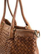 Lade das Bild in den Galerie-Viewer, BZNA Bag Lara Taupe Italy Damen Handtasche Schultertasche Tasche Leder - B Z N A
