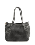 Lade das Bild in den Galerie-Viewer, BZNA Bag Lara Schwarz Italy Damen Handtasche Schultertasche Tasche Leder - B Z N A

