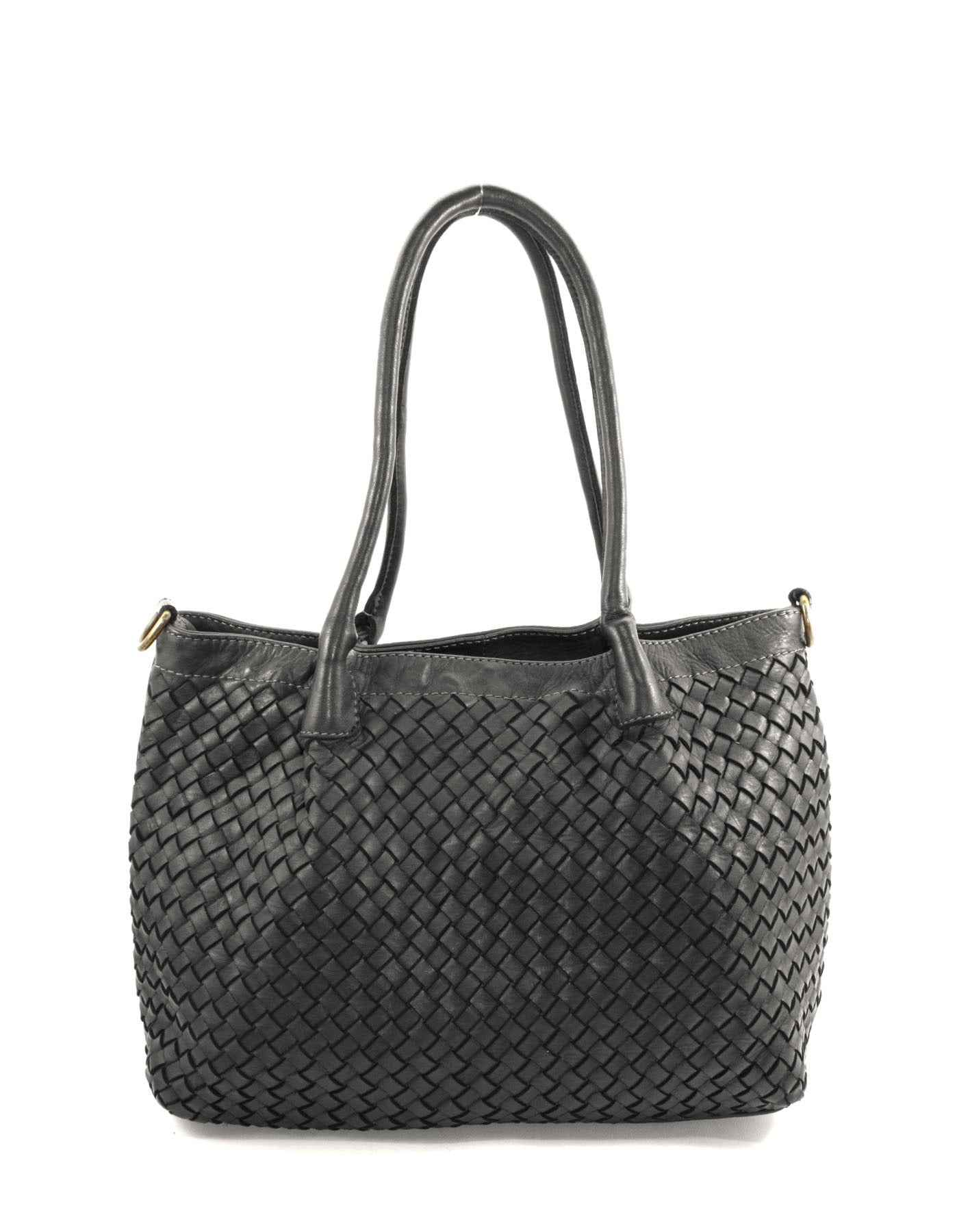 BZNA Bag Lara Schwarz Italy Damen Handtasche Schultertasche Tasche Leder