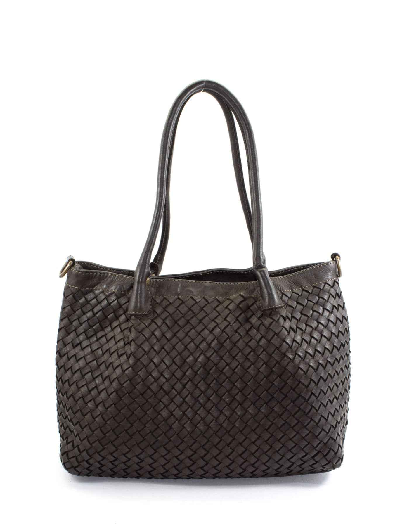 BZNA Bag Lara Braun Italy Damen Handtasche Schultertasche Tasche Leder