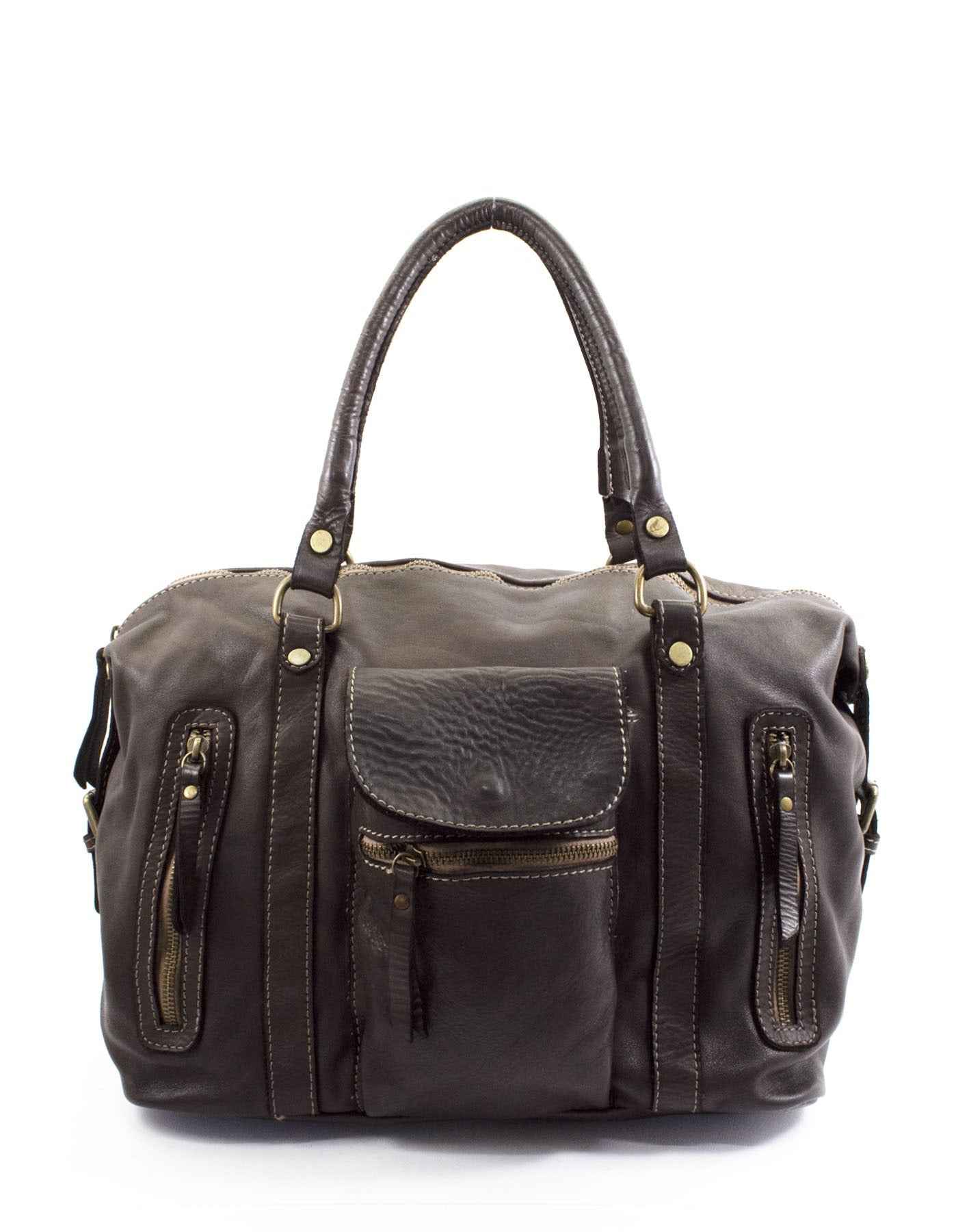 BZNA Bag Samea Braun Tasche Schultertasche Handtasche Designer Leder