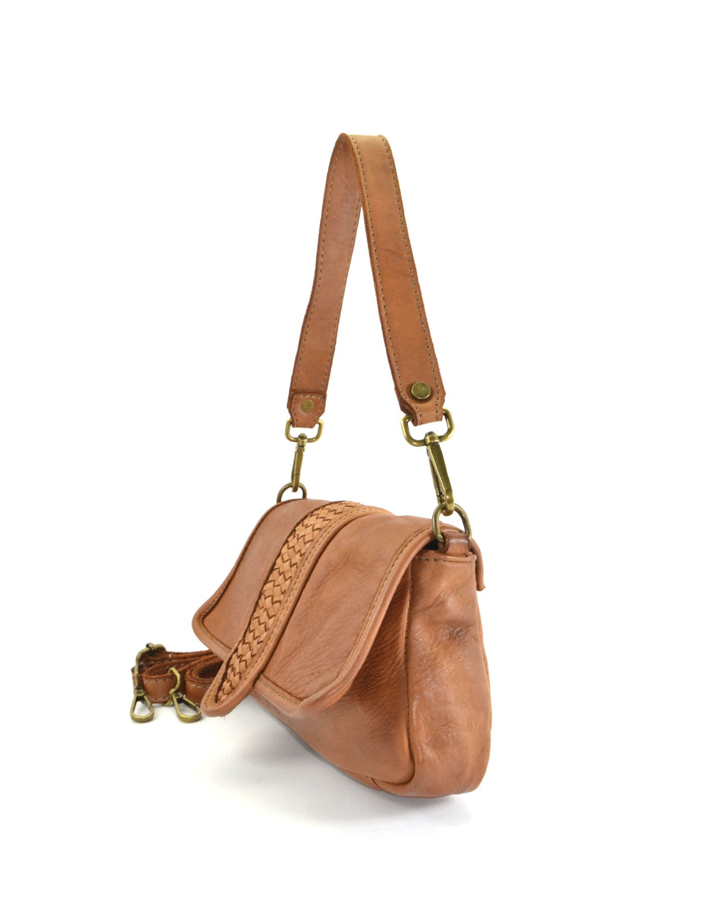 BZNA Bag Radjaka Grün Italy Damen Handtasche Schultertasche Tasche Leder - B Z N A