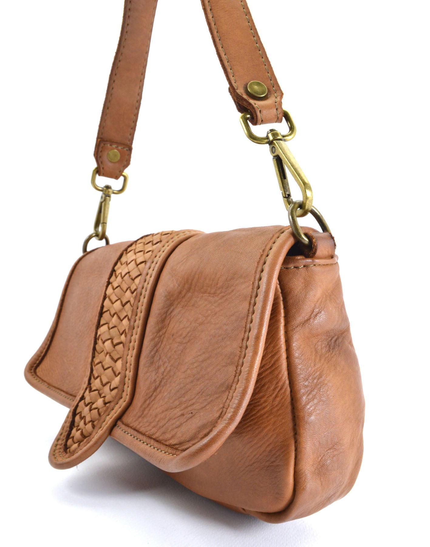 BZNA Bag Radjaka Grün Italy Damen Handtasche Schultertasche Tasche Leder - B Z N A