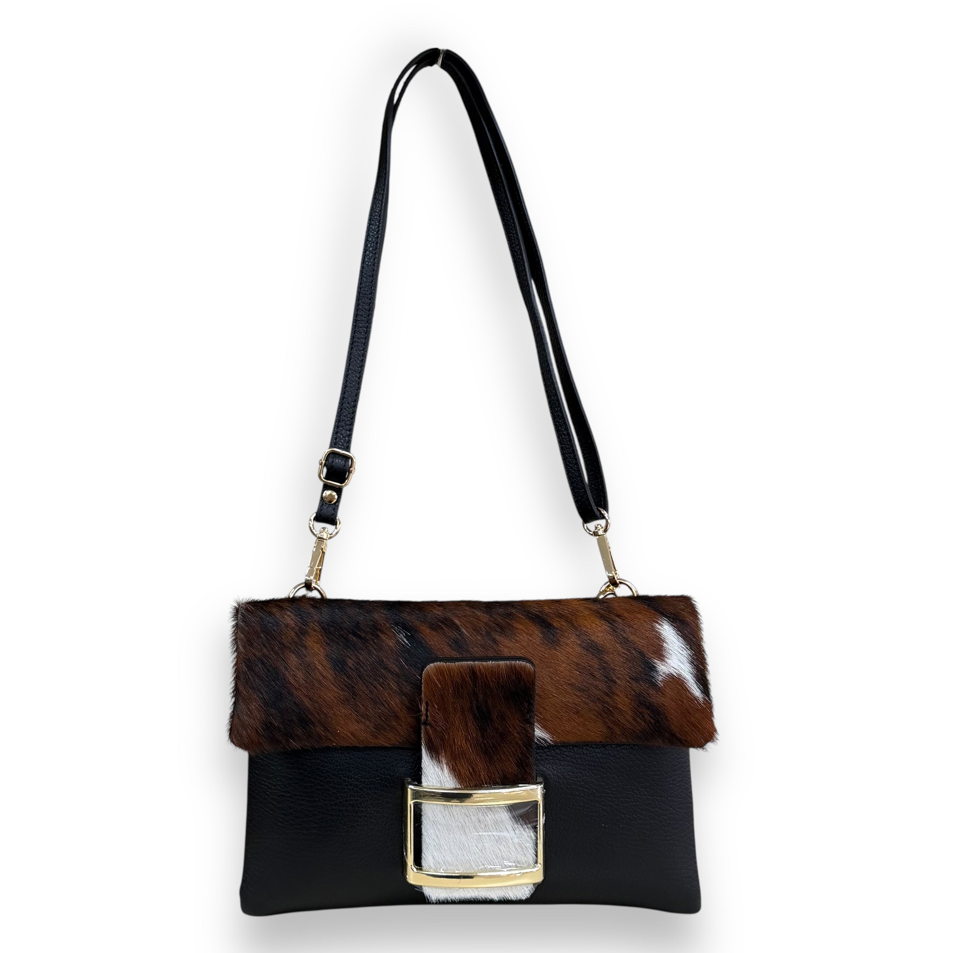 BZNA Bag BO6979 Cavalino Echtfell Italy Damen Shopper Handtasche Schultertasche Tasche - B Z N A