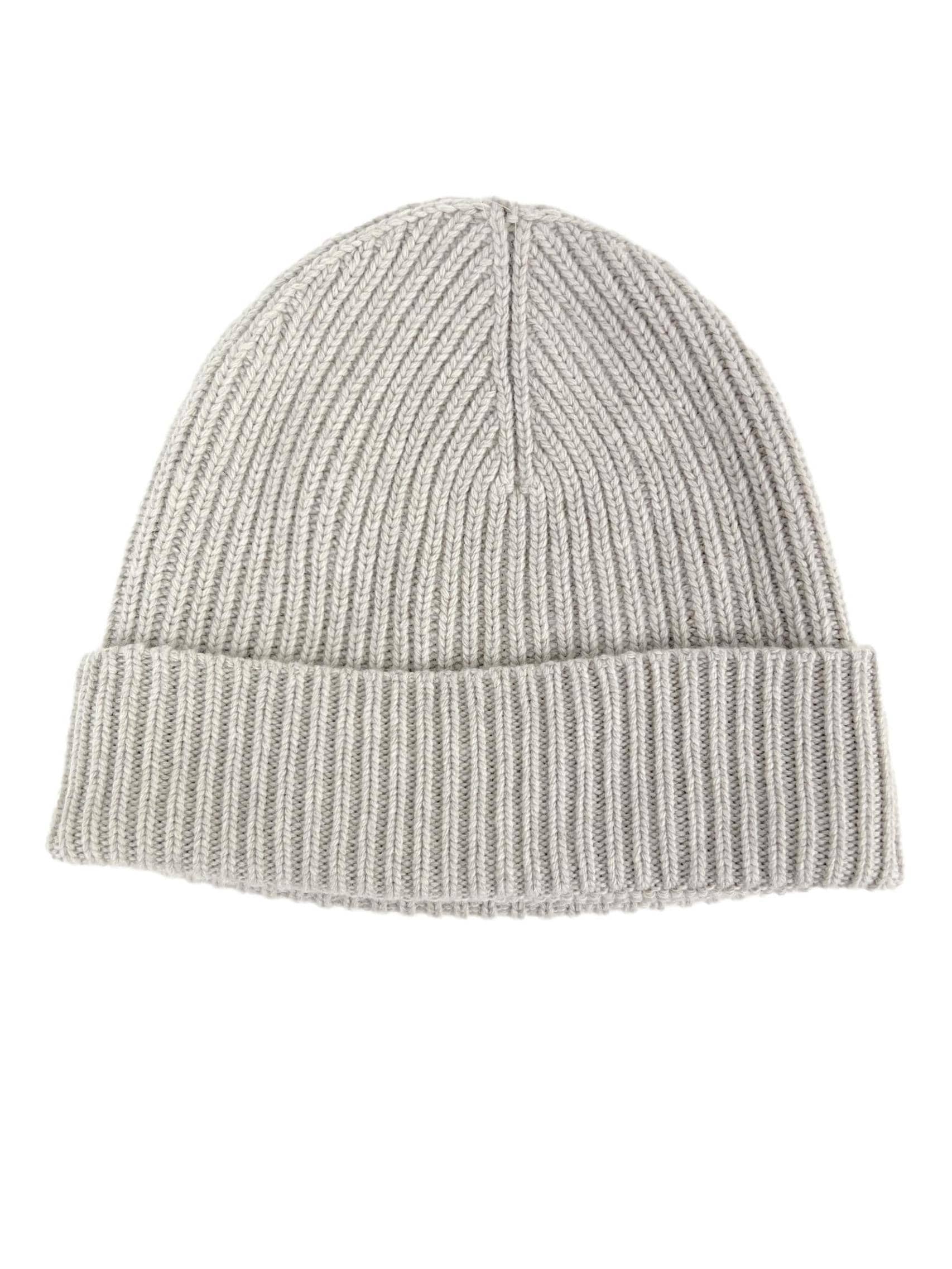 BZNA Cashmere Strickmütze Wollmütze mit 10 % Kashmir - Mischung Rippstrickmütze
