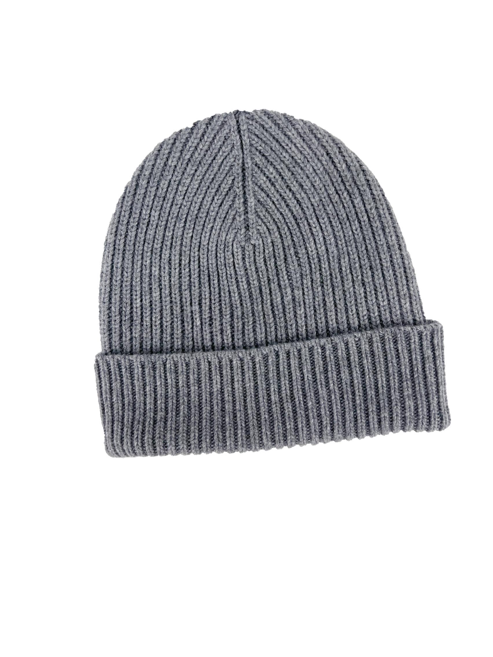 BZNA Cashmere Strickmütze Wollmütze mit 10 % Kashmir - Mischung Rippstrickmütze