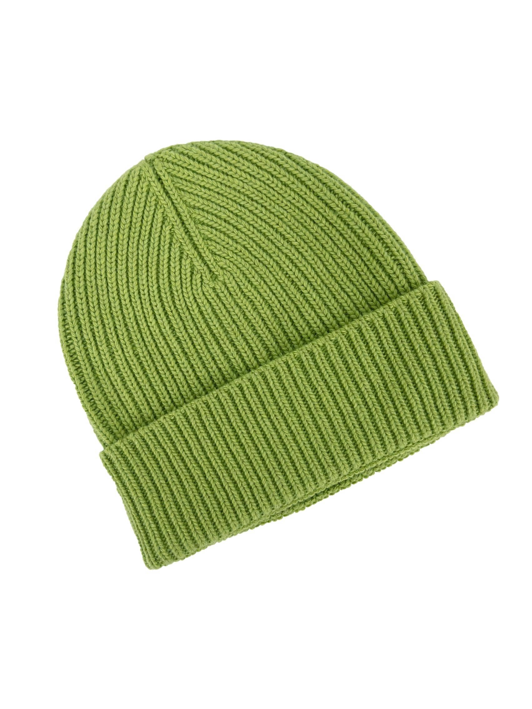 BZNA Cashmere Strickmütze Wollmütze mit 10 % Kashmir - Mischung Rippstrickmütze