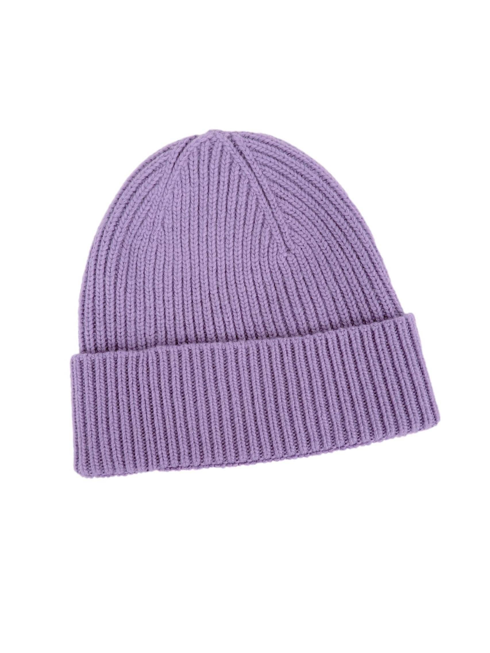 BZNA Cashmere Strickmütze Wollmütze mit 10 % Kashmir - Mischung Rippstrickmütze