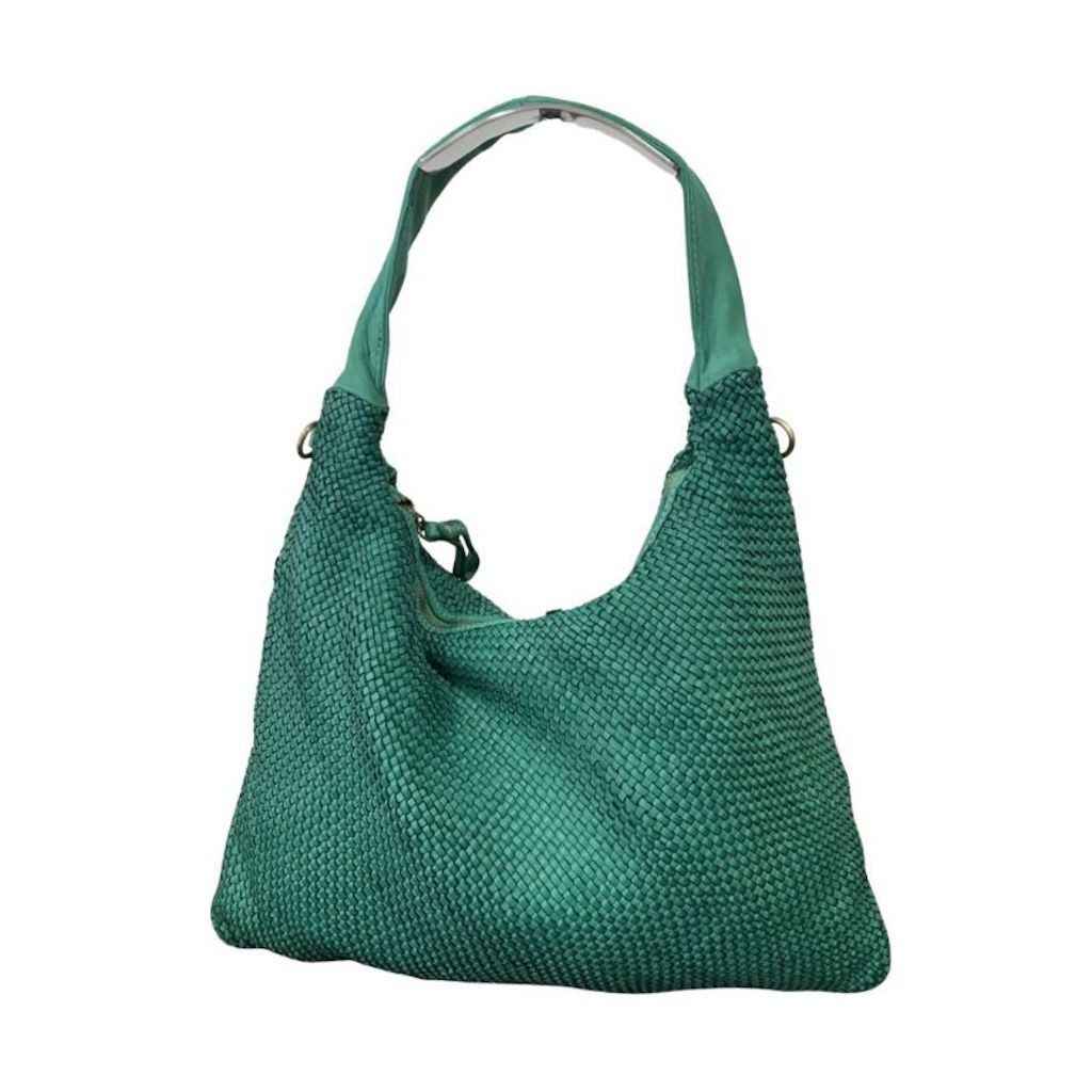 BZNA Bag Mattia Verde Brilliant Italy Designer Damen Handtasche Schultertasche Tasche Leder Shopper Neu