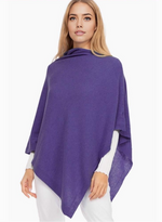 Lade das Bild in den Galerie-Viewer, BZNA Strickponcho in vielen Farben Cashmere Poncho - Poncho mit Kaschmir MADE IN ITALY
