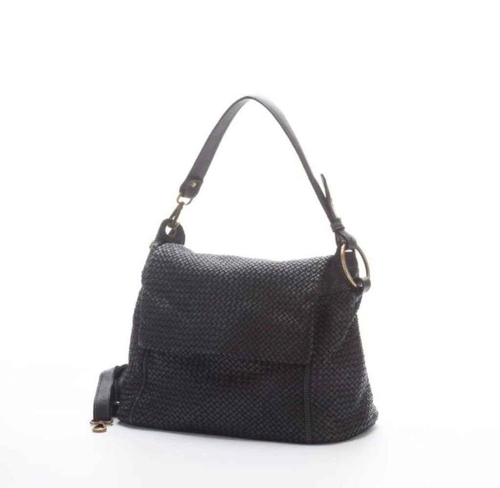 BZNA Bag Tarja Schwarz Italy Designer Messenger Damen Handtasche Schultertasche