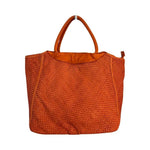 Load image into Gallery viewer, BZNA Bag Madita Orange Italy Designer Damen Handtasche Schultertasche Tasche
