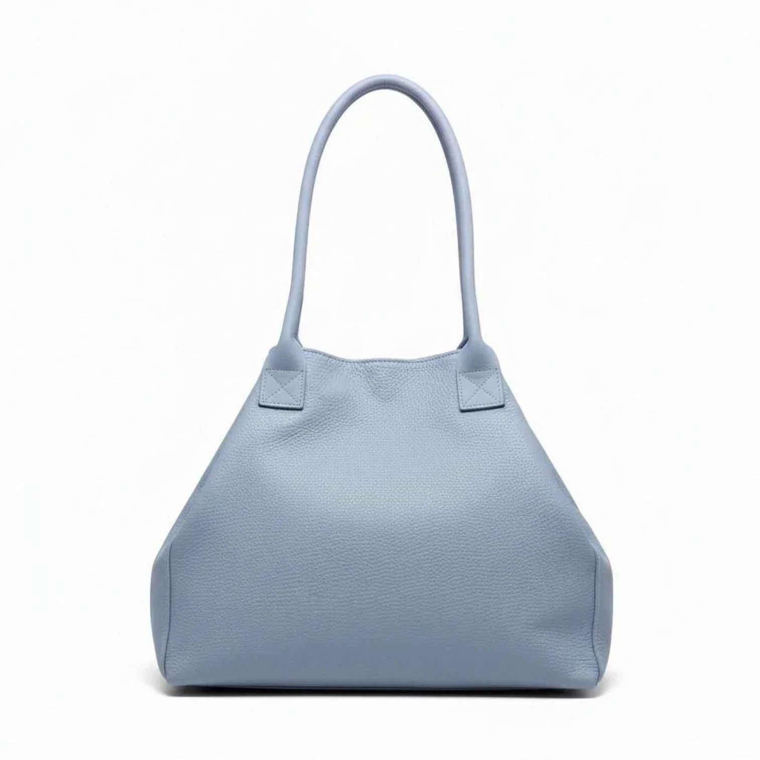 BZNA Bag Ladiva Himmelblau Leder Italy Damen Shopper Handtasche Schultertasche Tasche