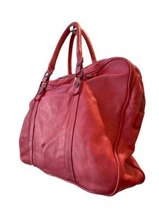BZNA Berlin Sofia Rot Vintage Business Aktentasche Handtasche Damentasche Herrentasche Echt Leder Ledertasche Handtasche Bag