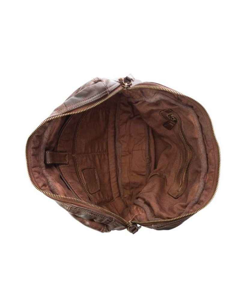 BZNA Bag Simsa Braun Business Aktentasche Designer Ledertasche Schultertasche Unisex