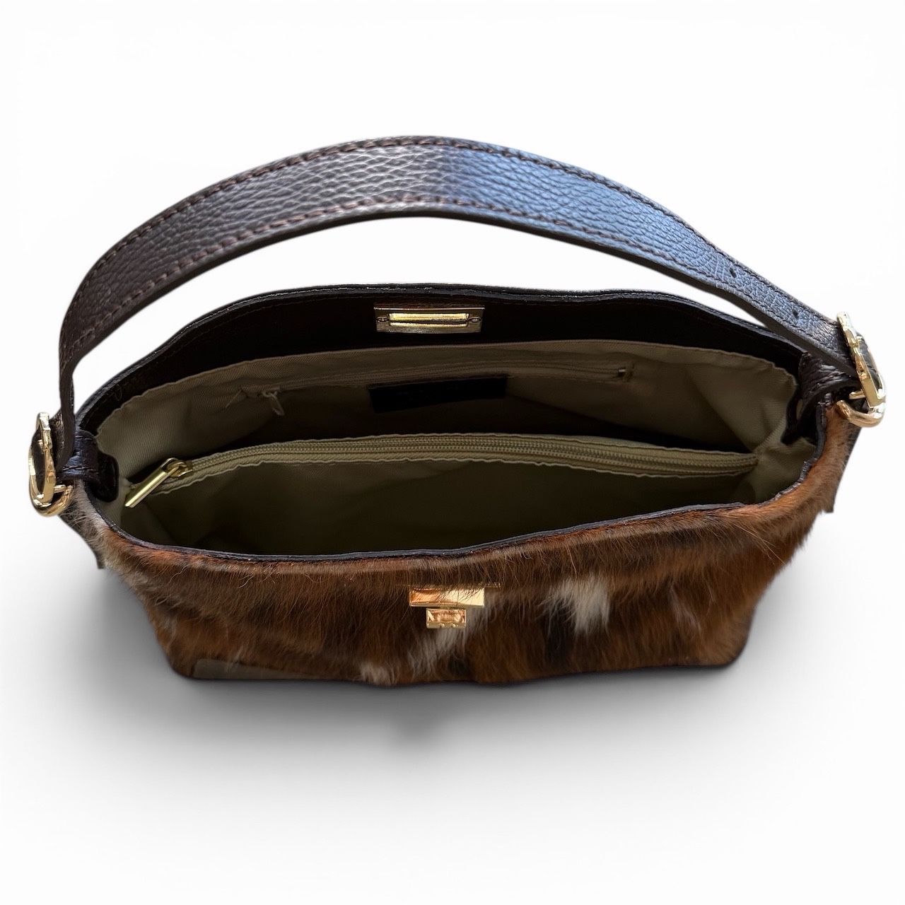 BZNA Bag BO6889 Cavalino Echtfell Italy Damen Shopper Handtasche Schultertasche Tasche - B Z N A