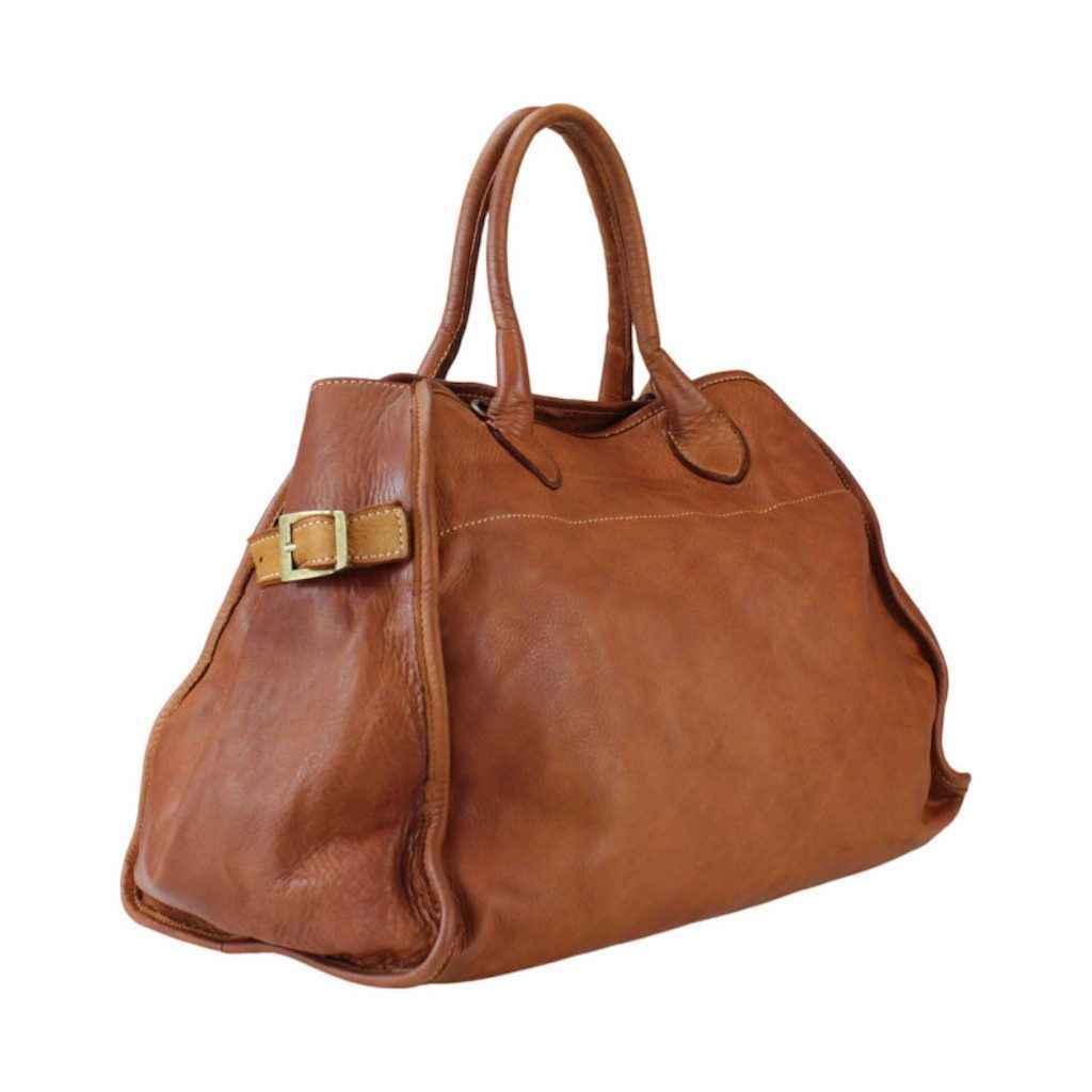 BZNA Bag Bellamy Beige Italy Designer Handtasche Schultertasche Tasche Leder Neu
