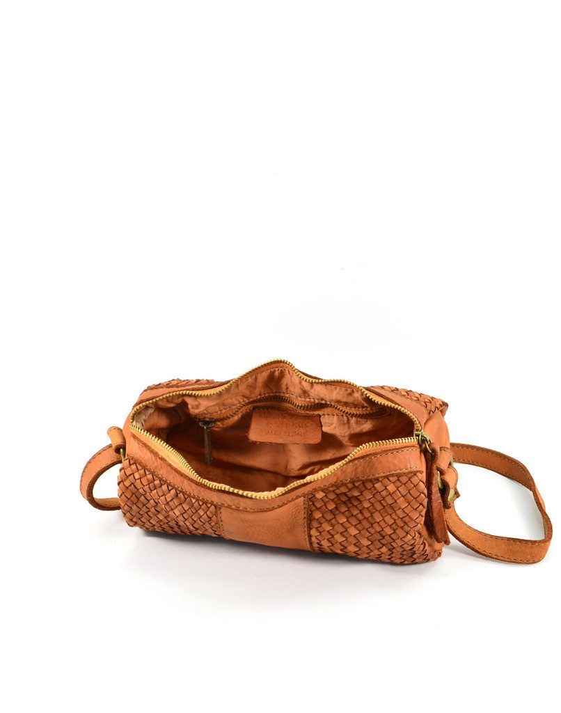 BZNA Umhängetasche Tillys Schwarz Italy Designer Clutch Ledertasche Schultertasche