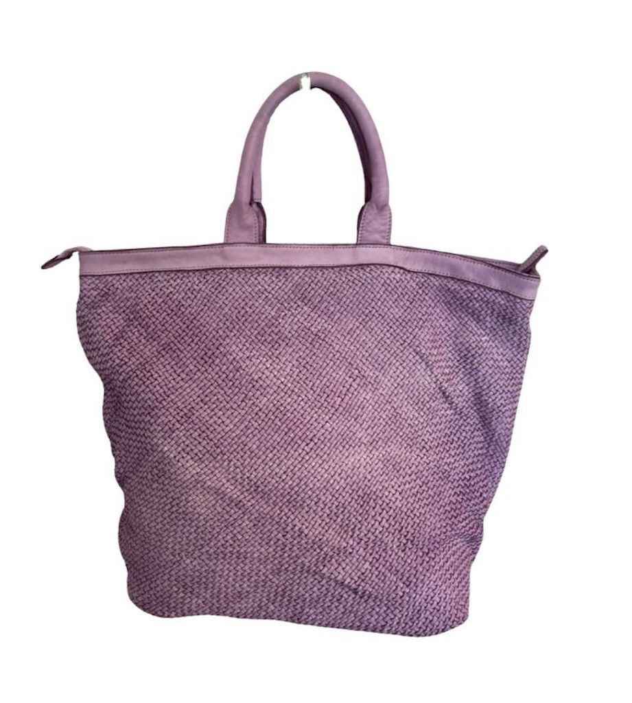 BZNA Bag Naomi Flieder Italy Designer Damen Handtasche Ledertasche Tasche Shopper