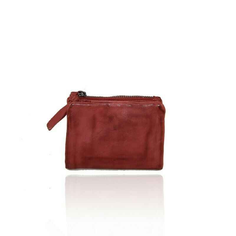 BZNA Berlin Sierra  Rot Wallet Leather Leder Portemonnaie Geldbörse Clutch