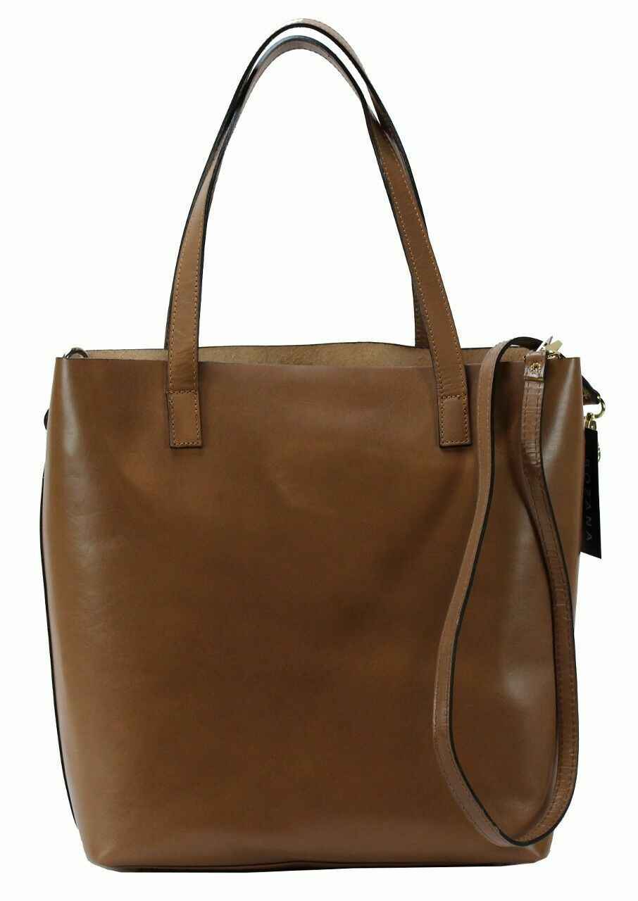 BZNA Berlin XXL Luxus Shopper ECHT LEDER Tasche Damentasche Beige Leather