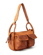 Load image into Gallery viewer, BZNA Handtasche Yeliz Schwarz Designer Schultertasche Tasche mit Vordertaschen
