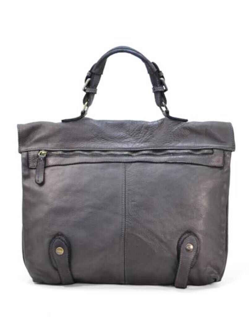 BZNA Berlin Ricko Schwarz Vintage Business Aktentasche Handtasche Damentasche