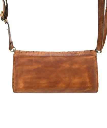 BZNA Berlin Selma Schwarz Wallet Leder Schulter Portemonnaie Geldbörse Clutch